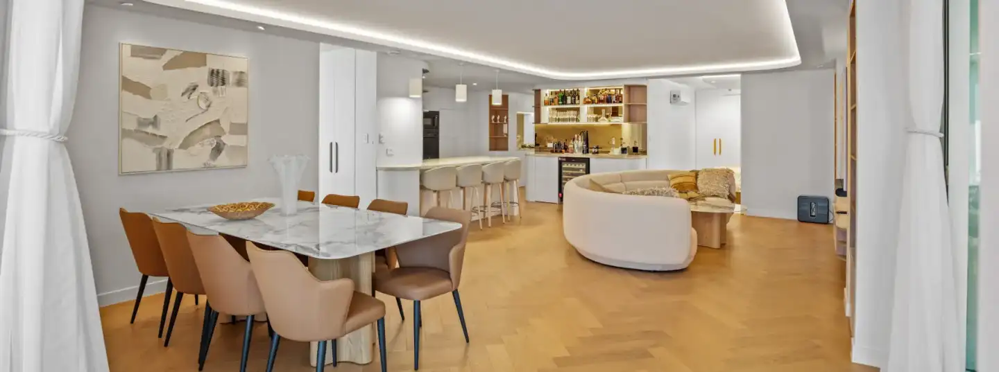 Luxury Unit Renovation - Open Plan Living